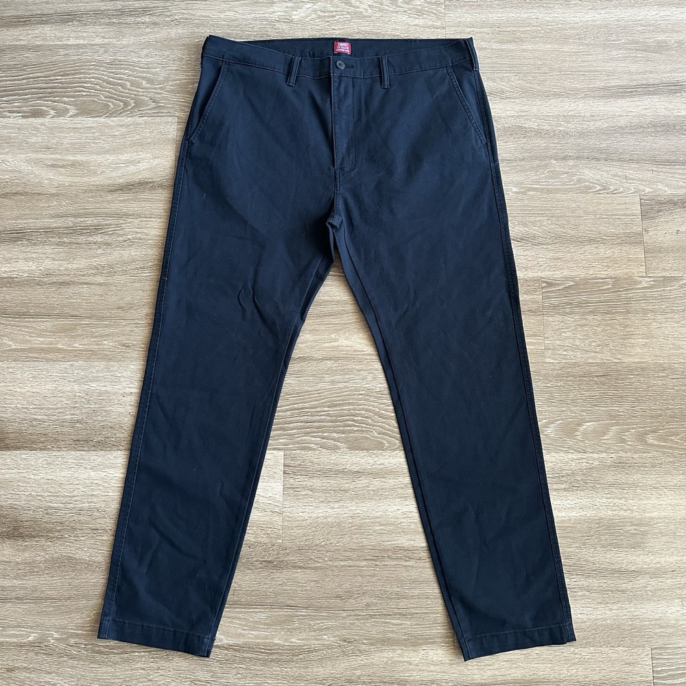 Levi's Straight Leg Chino Pants Black Men's 38X30